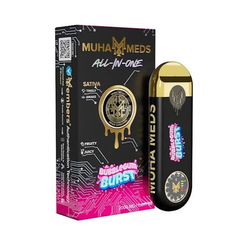 Muha Meds 2g Disposable product render